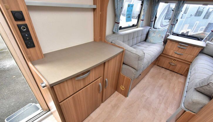 The front lounge area