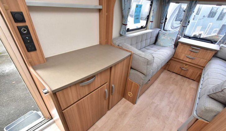 The front lounge area