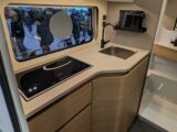 The kitchen in the Adria Action 391 LH