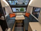 The lounge in the Adria Action 391 LH