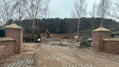Work underway at Fishpool Holiday Park