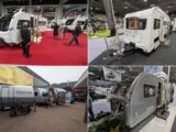 Caravans on display at the February NEC Show