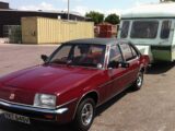 The Vauxhall Cavalier Mk1 hitched up to a caravan