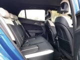 The rear seats in the Sportage