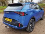 The Kia from the rear