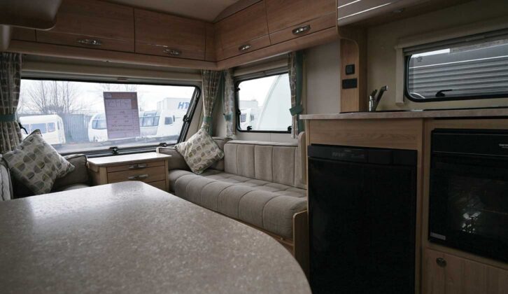 A picture of a lounge on an overcast day