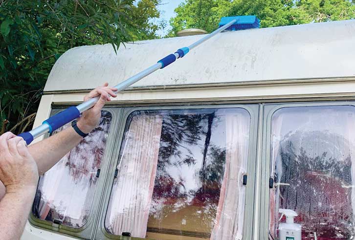 Cleaning the exterior