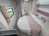 The caravan's fixed bed