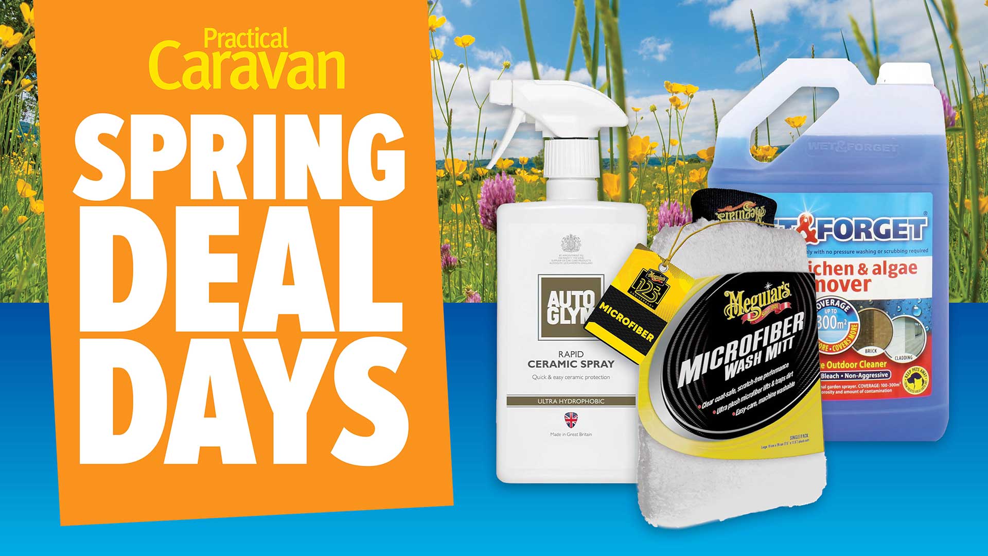 These are the seven products we’d recommend to help you spring clean your caravan and they’re all in the Amazon spring sale