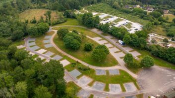 The campsite at Fineshade Wood