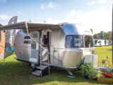 An Airstream caravan