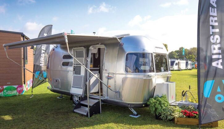 An Airstream caravan