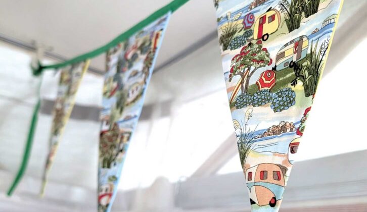 The caravan bunting in the tourer