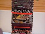 Lottie's leopard print make-up bag