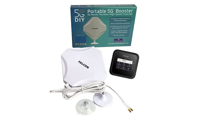 A caravan Wi-Fi system