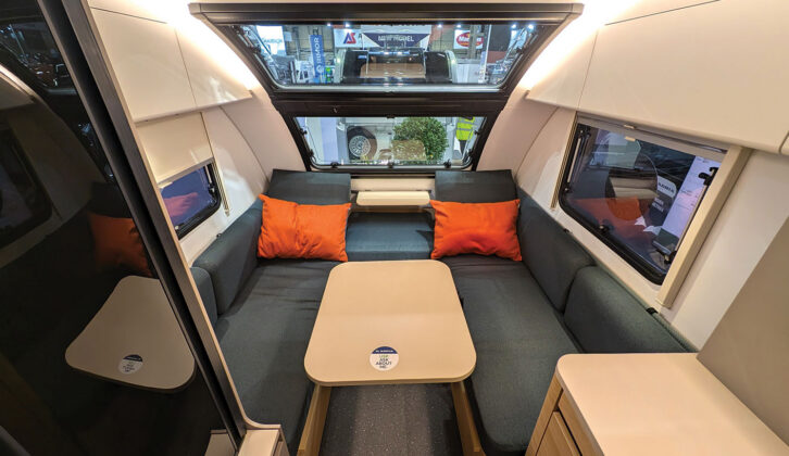 The lounge in the Adria