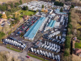 An aerial shot of Yorkshire Caravans & Motorhomes