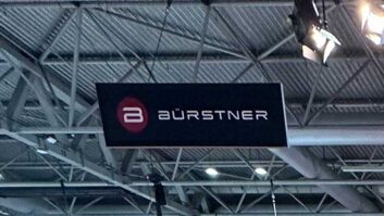 Bürstner branding at the NEC Show