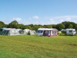 Caravans on a campsite