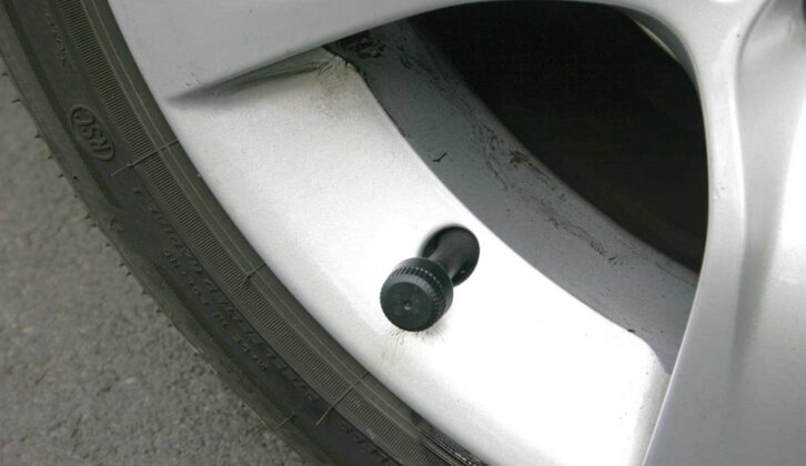 A caravan tyre