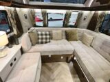 The L-shaped lounge in the Lusso IV