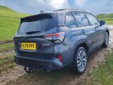 The Subaru from the rear