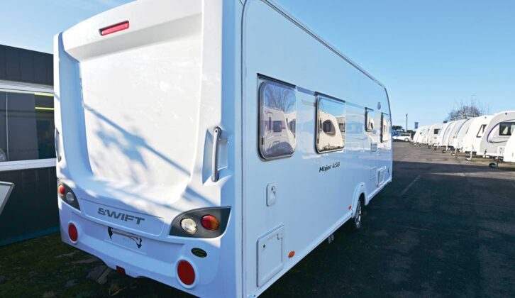 The rear panels of the tourer