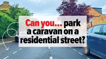 Can you park a caravan on a residential street?