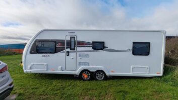 The stolen Swift caravan