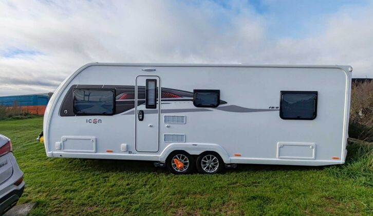 The stolen Swift caravan