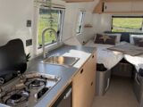 The kitchen in the Airstream