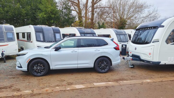 The CR-V from the side