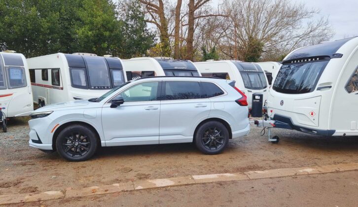 The CR-V from the side