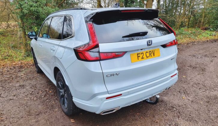 The CR-V from the rear