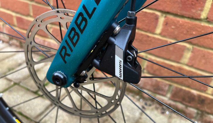 The SRAM disc brakes