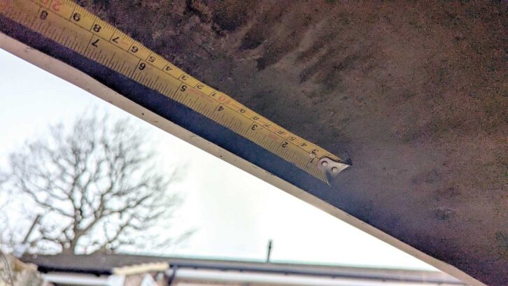 Measuring the floor