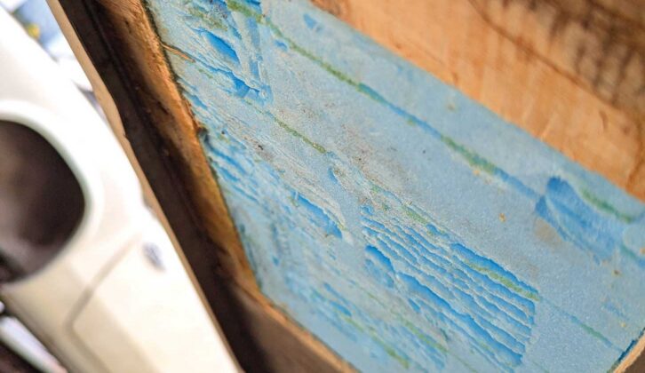 The exposed timber