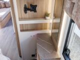 The TV bracket in the bedroom