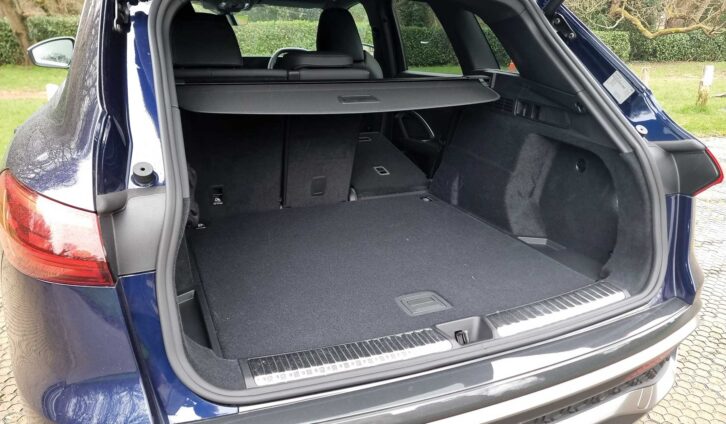 The boot of the Audi