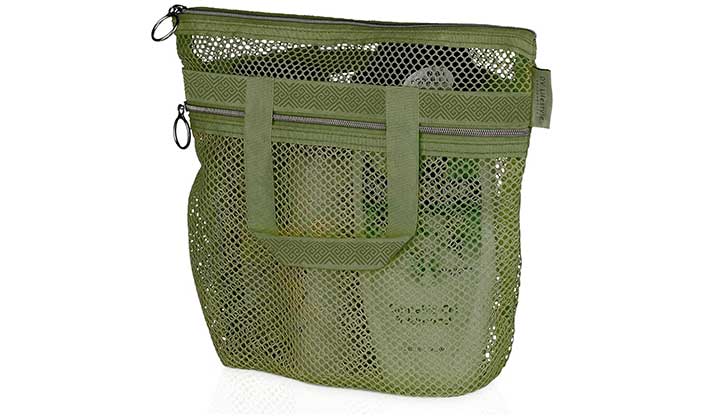 Mesh shower bag