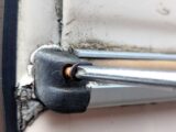Removing one of the plastic end caps