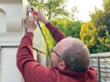 Nigel replacing the trim