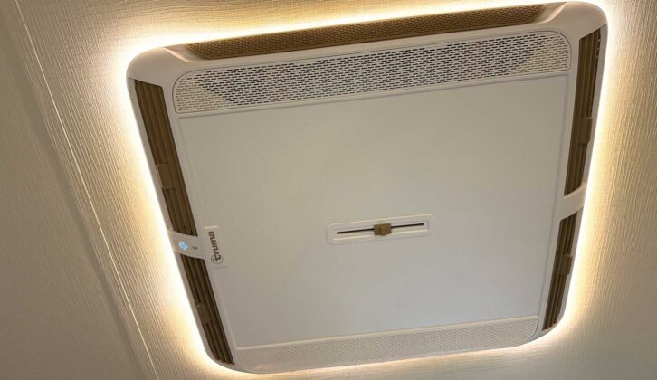 The fitted Truma Aventa air conditioning