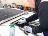 Cleaning the roof