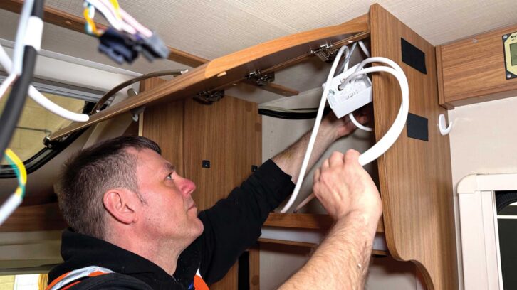 Fitting the isolator switch