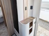 The space for the TV by the door