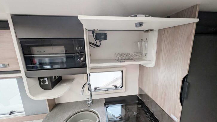 The lockers in the kitchen