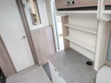 The sideboard and overhead cupboard in the tourer