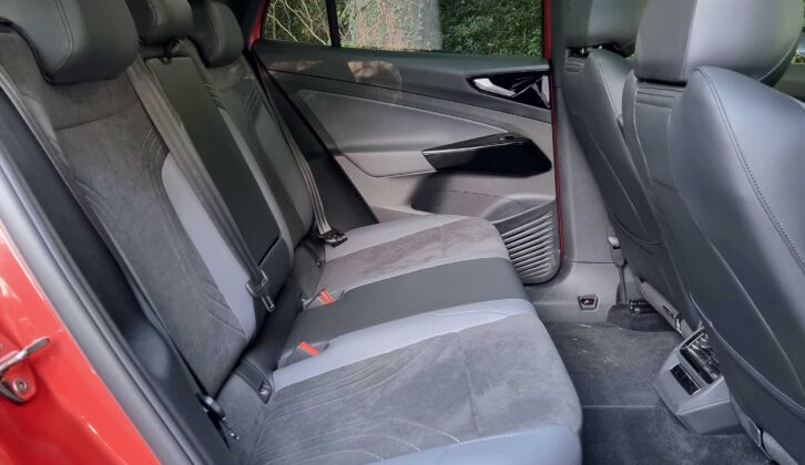 The back seats in the VW ID.5