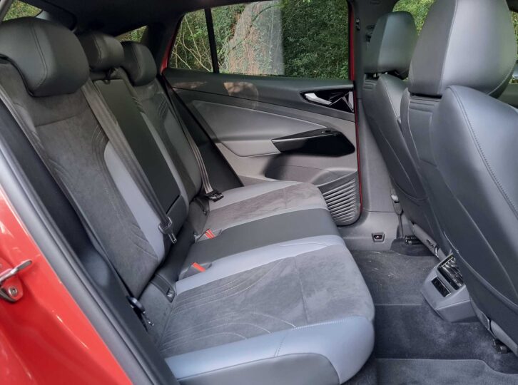 The back seats in the VW ID.5